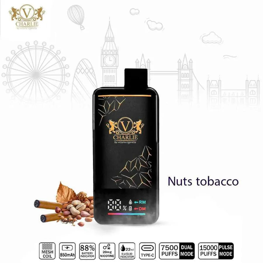 VICIG CHARLIE 15000 Puffs Disposable Vape 50mg & 20mg in Dubai, UAE